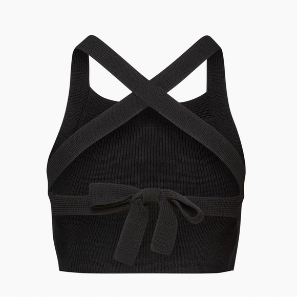 NWOT Aritzia Wilfred Cayenne Top Black XS - Picture 7 of 7